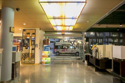 Interior entrance