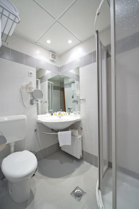 Standard Double Room | Bathroom | Free toiletries, hair dryer, bathrobes, slippers