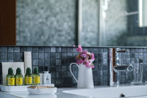 Double or Twin Room | Bathroom | Designer toiletries, hair dryer, bathrobes, towels