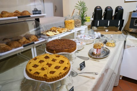 Daily buffet breakfast (EUR 8 per person)