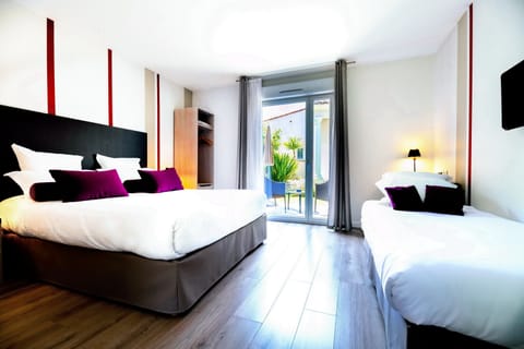 Triple Room, Terrace (Adult Only) | Premium bedding, pillowtop beds, minibar, in-room safe