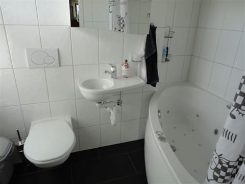 Double Room, Shared Bathroom | Bathroom | Combined shower/tub, hair dryer, slippers, towels