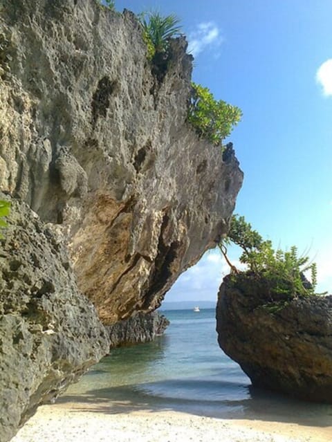 Private beach, white sand