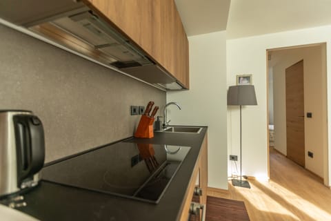 Apartment, 1 Bedroom | Private kitchen | Fridge, microwave, oven, dishwasher