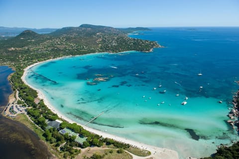 Beach nearby, white sand