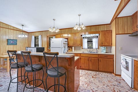 View of kitchen from entrance closest to Bedroom 2.