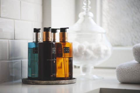 Room | Bathroom amenities | Shower, rainfall showerhead, designer toiletries, bathrobes