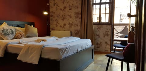 Economy Double Room, Shared Bathroom | Free WiFi, bed sheets