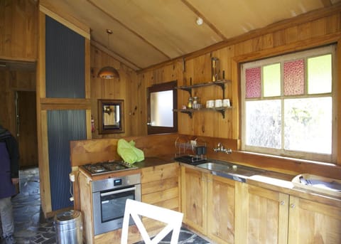 Family Cottage | Private kitchen | Full-size fridge, microwave, oven, stovetop