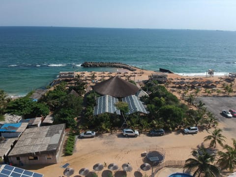 Private beach, sun loungers, beach umbrellas