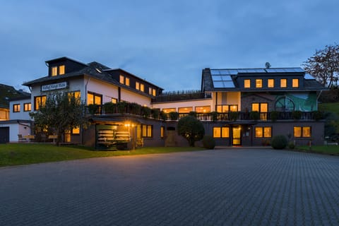 Front of property - evening/night