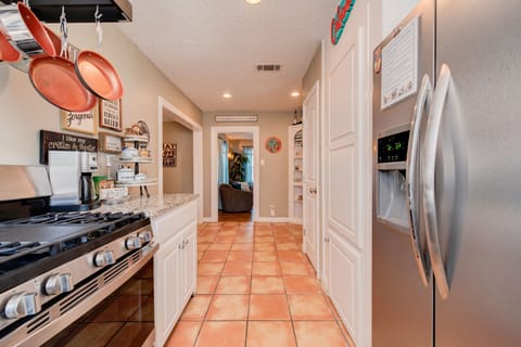 The kitchen is stocked, but if there is something you need, just let me know!