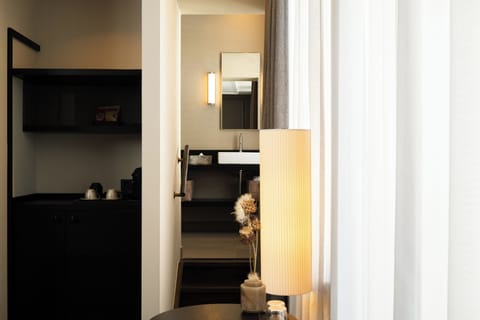 Free toiletries, hair dryer, bathrobes, slippers