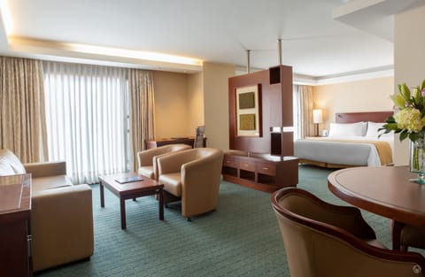 Junior Suite | Premium bedding, down comforters, memory foam beds, minibar