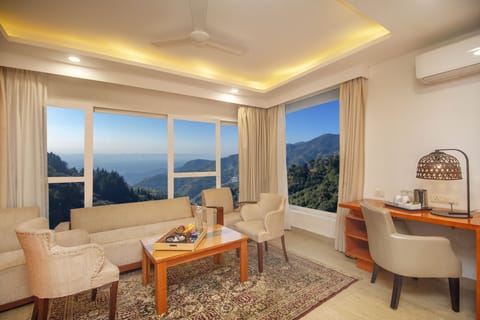 Premium Room With Balcony And Valley View | Premium bedding, in-room safe, desk, blackout drapes