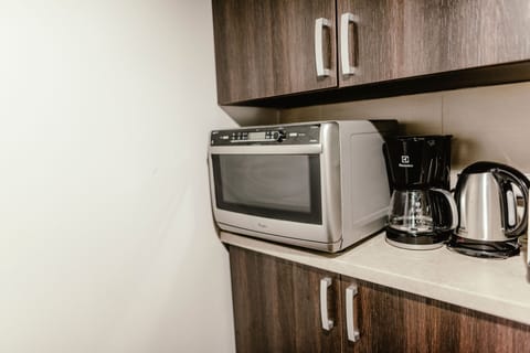 Comfort Quadruple Room | Private kitchenette | Fridge, microwave, stovetop, dishwasher