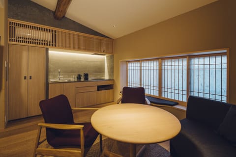Private Vacation Home - ASAHI no IE | Living area | Flat-screen TV, heated floors