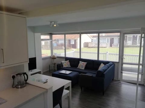 Chalet Ho! view from kitchen into living area