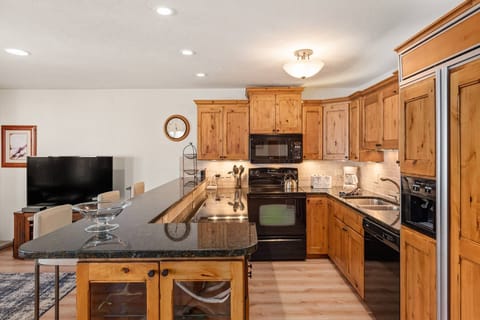 The beautifully remodeled kitchen is fully stocked so you can easily prepare delicious meals during your stay.