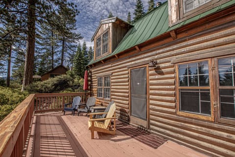 Little Bear Cabin Exterior Deck Chairs - Little Bear Cabin Exterior Deck Chairs