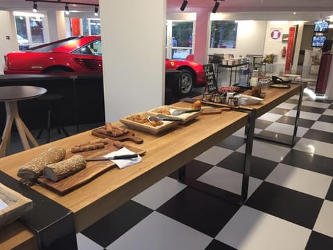 Daily buffet breakfast for a fee