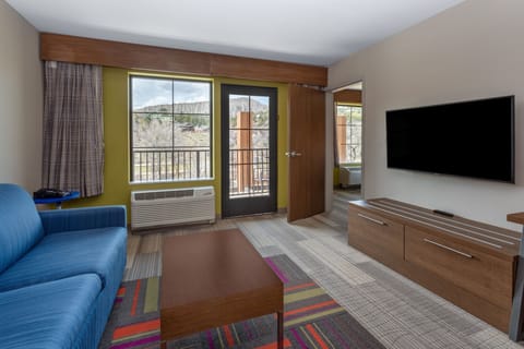 In-room safe, desk, laptop workspace, blackout drapes