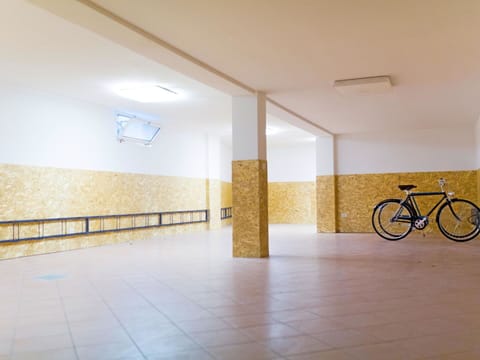 Bicycle, Wheel, Bicycle Wheel, Vehicle, Interior Design, Wood, Hall