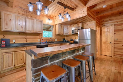 fully stocked kitchen