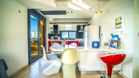 The fully equipped kitchen with modern electrical appliances!