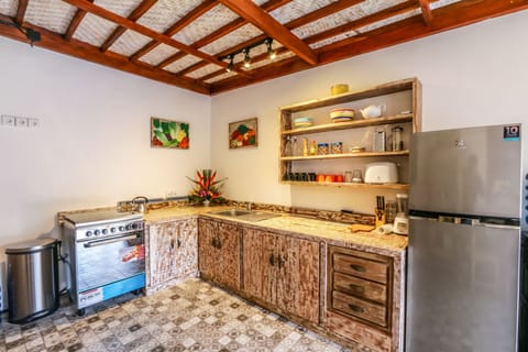 Villa, 3 Bedrooms | Private kitchen | Full-size fridge, stovetop, cookware/dishes/utensils