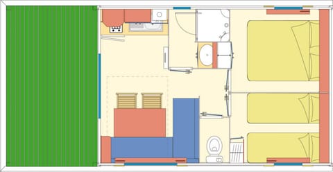Mobil Home Terrasse Ohara-