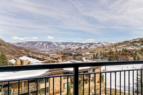 Summer and winter enjoy the fresh Colorado mountain air, sunshine and an amazing view from your balcony.