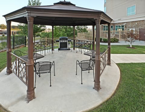 Cook a meal at the shared BBQ.