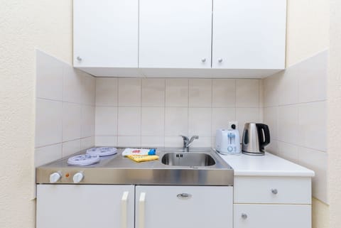 Double Room (Double Room with Terrace) | Private kitchenette | Fridge, electric kettle