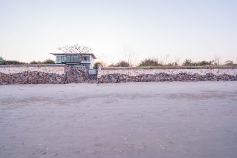 On the beach