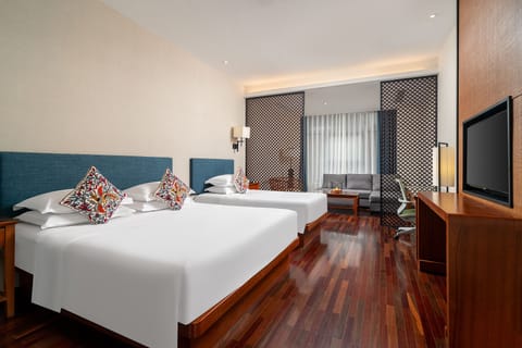 Executive Room ((Family)) | Premium bedding, down comforters, pillowtop beds, minibar