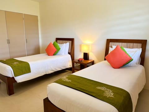 Pool View Two-Bedroom Apartment | Premium bedding, in-room safe, iron/ironing board, free WiFi