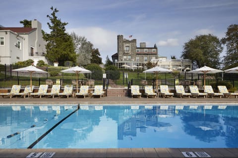 Indoor pool, seasonal outdoor pool