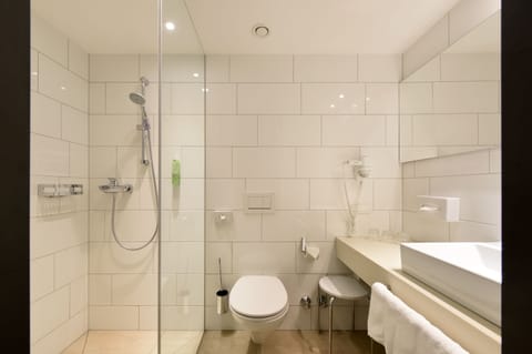 Triple Room | Bathroom | Shower, free toiletries, hair dryer, towels