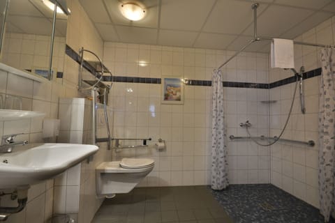 Senior Double Room | Bathroom | Shower, free toiletries, hair dryer, towels