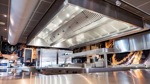 Dinner served, international cuisine