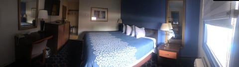 Standard Room, 1 King Bed | Premium bedding, blackout drapes, iron/ironing board, free WiFi