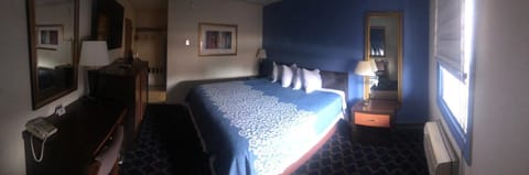 Standard Room, 1 King Bed | Premium bedding, blackout drapes, iron/ironing board, free WiFi