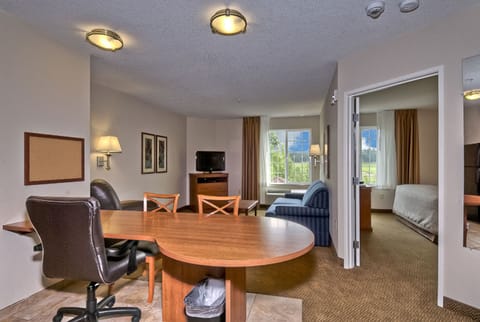 Suite, 1 Bedroom | In-room safe, desk, laptop workspace, iron/ironing board