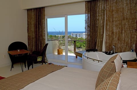 Exclusive Double or Twin Room, Partial Sea View | Premium bedding, down comforters, Select Comfort beds, minibar