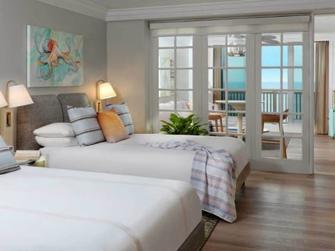 Suite, 2 Queen Beds (Seaside) | Premium bedding, pillowtop beds, in-room safe, desk