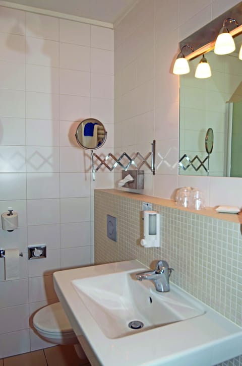 Comfort Double Room, Terrace (bathtub) | Bathroom sink