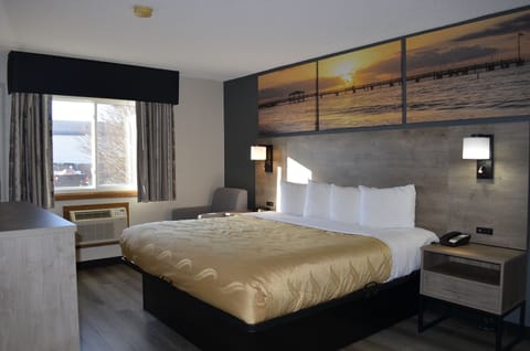 Standard Room, 1 King Bed, Non Smoking | Premium bedding, desk, blackout drapes, iron/ironing board