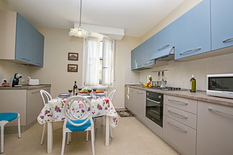 Kitchen and dining area