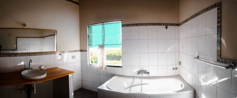 Deluxe Double Room | Bathroom | Towels, soap, toilet paper